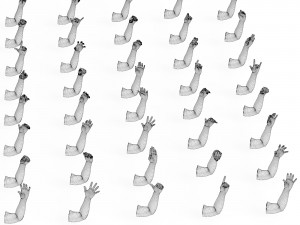 40 Hand Pose Collection 3D Model