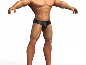 Male Base Mesh 3Dモデル