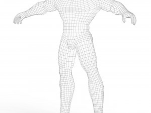 Male Base Mesh 3Dモデル