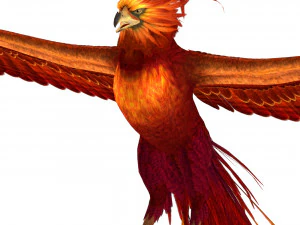 Fantasia Aquila Fenice Modello 3D