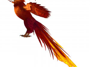 Fantasy Phoenix Eagle 3D Model