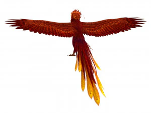 Fantasy Phoenix Eagle 3D Model