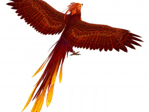 Fantasy Phoenix Eagle 3D Model