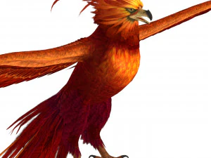 Fantasy Phoenix Eagle 3D Model