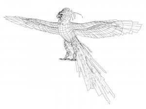 Fantasy Phoenix Eagle 3D Model