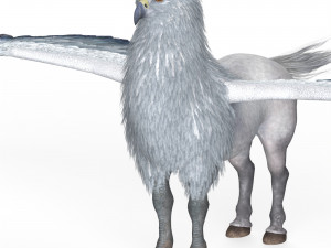 Fantasy Hippogriff Modello 3D