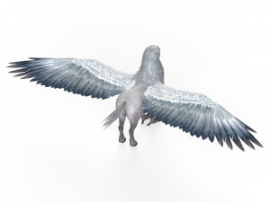 Fantasy Hippogriff Modello 3D