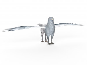 Fantasy Hippogriff Modello 3D