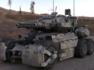 tank militaire 3D Model
