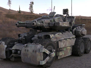 tank militaire 3D Model