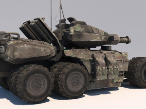 tank militaire 3D Model