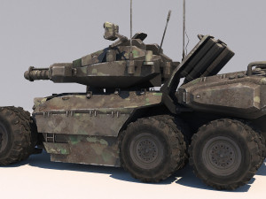 tank militaire 3D Model