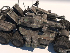 tank militaire 3D Model
