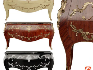 6706 &ndash; Kommode 3D Modell