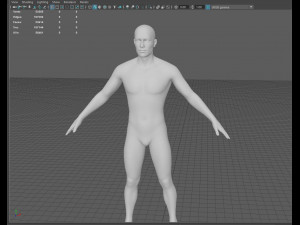 male caharacter 3D Model