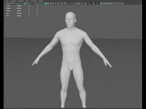 male caharacter 3D Model