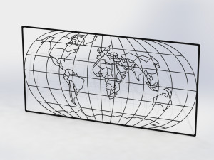 world map 3D Model