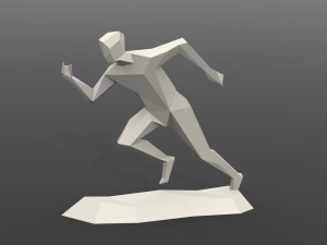 Running man sculpt Modelo de impresión 3D