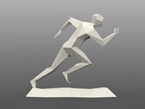 Running man sculpt Modello di stampa 3D