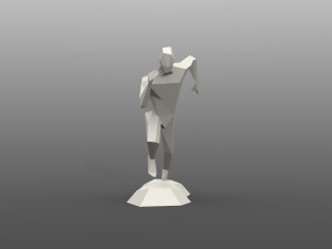Running man sculpt Modello di stampa 3D