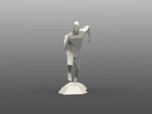 Running man sculpt 3D Print Model