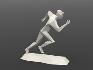 Running man sculpt Modello di stampa 3D