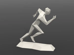 Running man sculpt 3D Print Model
