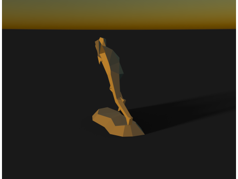 Running man sculpt Modello di stampa 3D