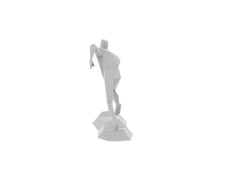 Running man sculpt 3D Print Model