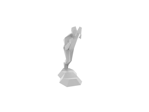 Running man sculpt Modello di stampa 3D