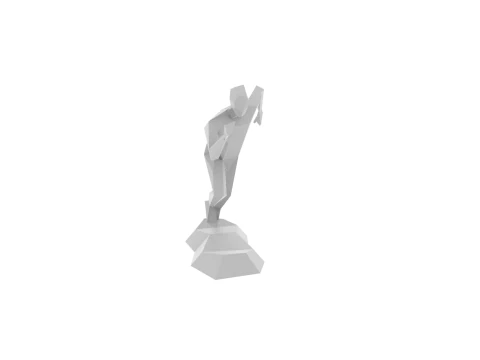 Running man sculpt 3D Print Model