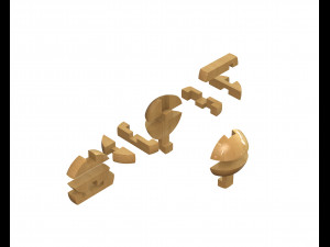 sphere puzzle Model do druku 3D