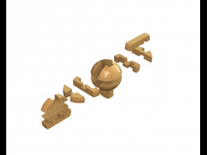 sphere puzzle Model do druku 3D