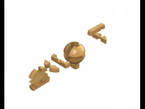 sphere puzzle 3D Print Model
