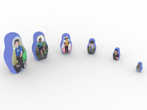 matryoshka 3D Model
