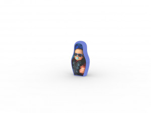 matryoshka Modelo 3D