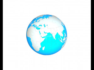 earth 3d puzzle 3D 模型