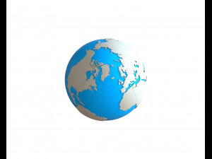 earth 3d puzzle 3D 模型