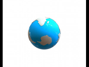 earth 3d puzzle 3D 模型