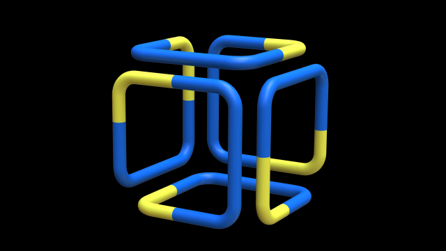 Cube frame outlet
