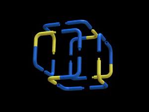 Cube frame puzzle 3D Print Model