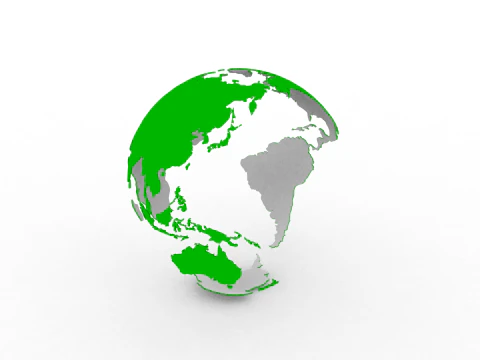 Earth Globe 3D Print Model