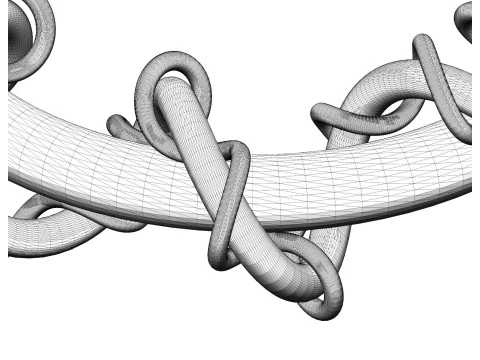 Bracelet Bobine Modèles 3D en vedette