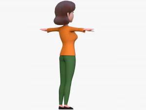 cartoon mother 3D Model
