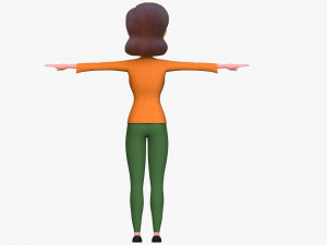 cartoon mother Modelo 3D