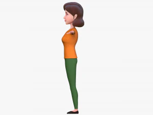cartoon mother 3D Model