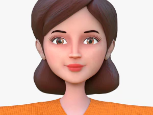 cartoon mother 3D Model