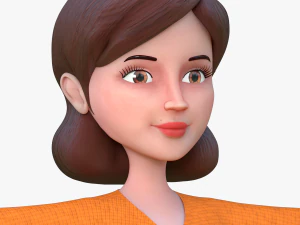 cartoon mother 3D Model