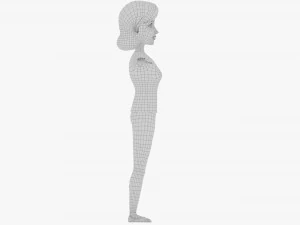 cartoon mother 3D Model