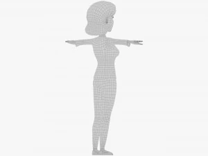 cartoon mother 3D Model
